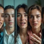 Diverse remote team members engaged in a virtual meeting, expressing focus and connection across varied home office settings, suggesting resolution of minor miscommunication.